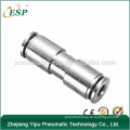 Straight through the whole copper nickel quick Pneumatic Tube Fittings PU series